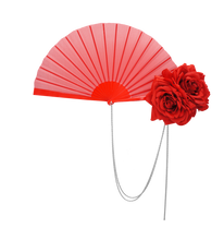 Load image into Gallery viewer, Fan "Bouquet de Roses L"