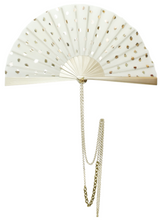 Load image into Gallery viewer, Fan "Gold Opaline"
