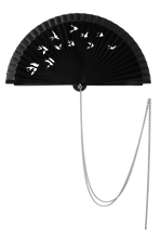 Load image into Gallery viewer, Fan "Gold Vol d'Oiseaux"