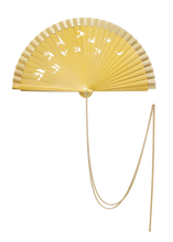 Load image into Gallery viewer, Fan "Gold Vol d'Oiseaux"