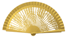 Load image into Gallery viewer, Fan "Gold Petite Palme"