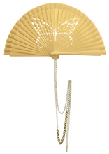 Load image into Gallery viewer, Fan "Gold Papillon"
