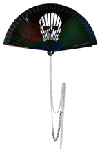 Load image into Gallery viewer, Fan "Kalia Black" - S -