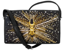 Load image into Gallery viewer, "L’Insolite Black King Scarabée" bag
