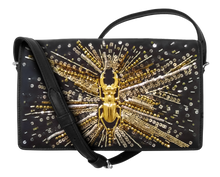 Load image into Gallery viewer, "L’Insolite Black King Scarabée" bag
