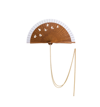 Load image into Gallery viewer, Fan &quot;Papillons Natural&quot;