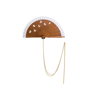 Fan "Papillons Natural"
