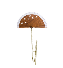 Load image into Gallery viewer, Fan &quot;Papillons Natural&quot;