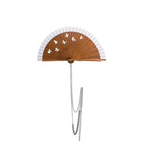 Load image into Gallery viewer, Fan &quot;Papillons Natural&quot;