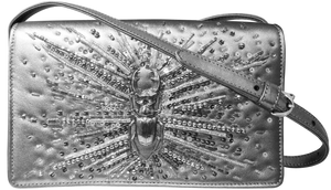"L’Insolite Silver King Scarabée" bag