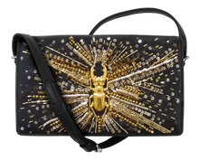 Load image into Gallery viewer, &quot;L’Insolite Black King Scarabée&quot; bag